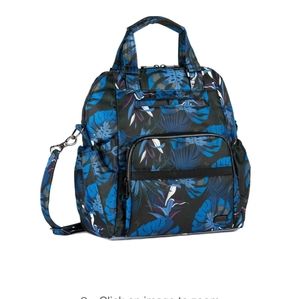 LUG Canter convertible tote in Botanical Black